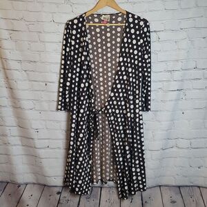 Y2K Robbie Bee Black and White Polka Dot